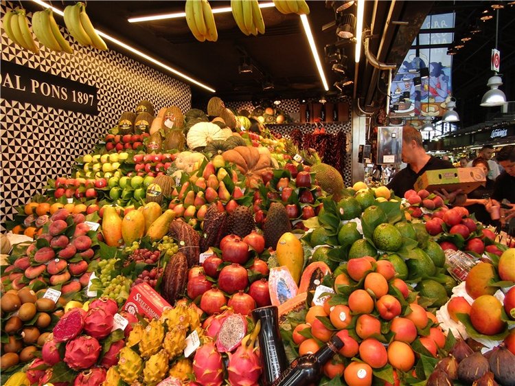 Рынок Бокерия - главная достопримечательность Барселоны