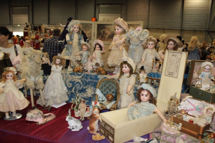Выставка мишек, кукол и кукольной миниатюры в Голландии 2017 - часть третья