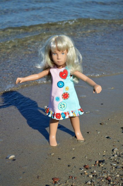 Бабье лето... Кукла Саша Sasha Doll Gingham