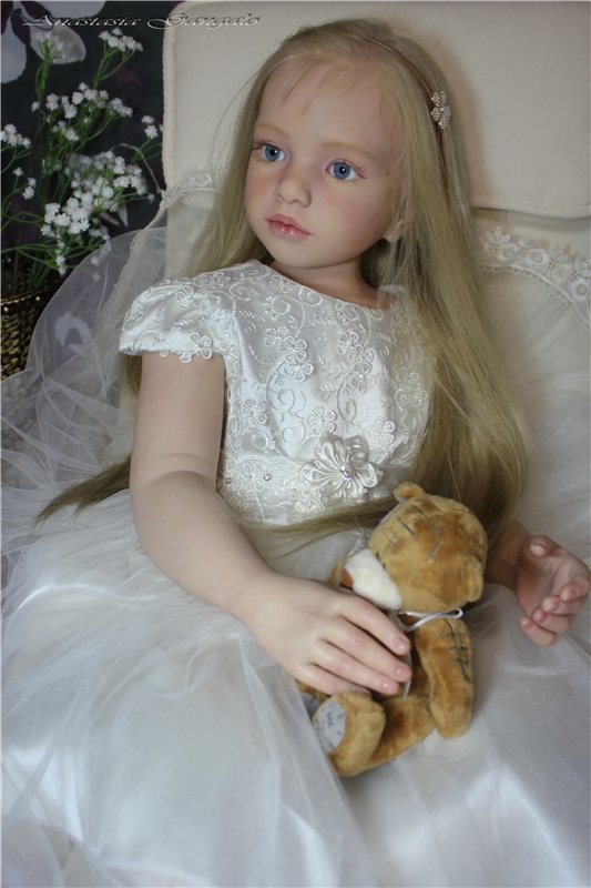 Алеся... Леся, Лесенька. Кукла реборн Анастасии Гангало