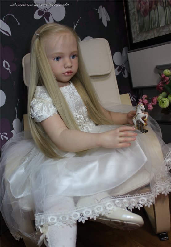 Алеся... Леся, Лесенька. Кукла реборн Анастасии Гангало