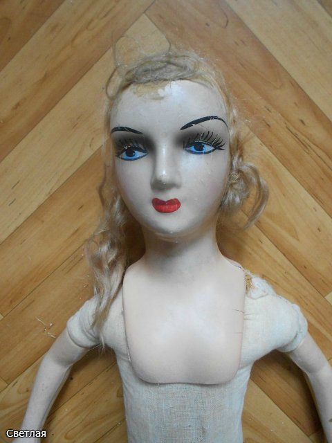 Реставрация Будуарной антикварной куклы. Часть первая. Золушка (фото 4)