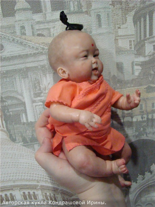 Малыш из Тибета. Авторская кукла Кондрашовой Ирины (фото 6)
