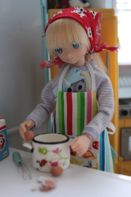 Блины на масленицу, миниатюра для кукол в формате 1/6 (фото 3)