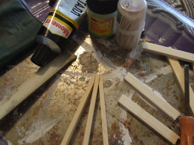 Мастер-класс "Создание мольберта и холста к нему для кукольного румбокса масштаба 1:12" (фото 5)