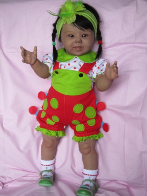 Маленькая шоколадка.Кукла реборн Преображенской Светланы (фото 9)