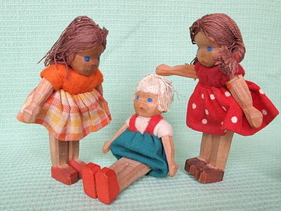 Куклы из дерева по семейной традиции Lotte Sievers-Hahn dolls, Лотты Сиверс-Хан (фото 10)