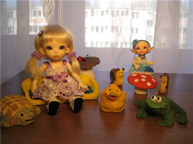 Поделки для дачи. Куклы БЖД - Пукифи Анте и реалпуки Пупу (фото 7)