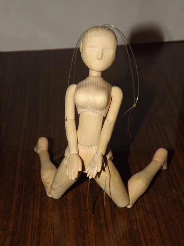 Одним глазом в мастерскую или 2-я кукла из дерева Клевакина Михаила (фото 6)