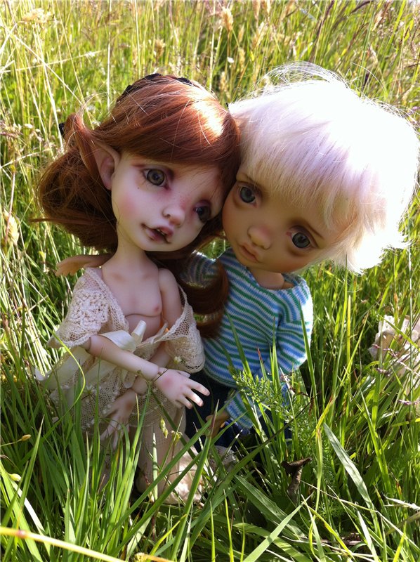 Люк и Лаура (Mystery Human and Mystery Elf by Nefer Kane)