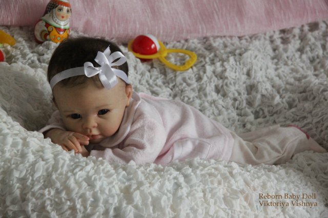 Девочка Кристочка... Куколка реборн Виктории Вишни