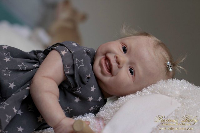 Мой весенний лучик солнышка - Харпер. Кукла реборн Анастасии Бочковой (фото 9)