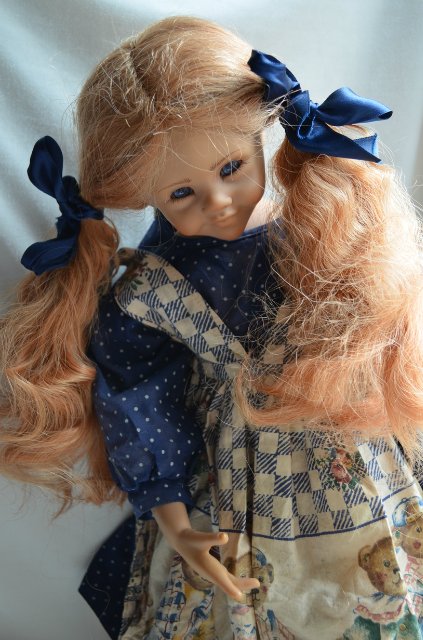 Знакомство с куклами Anni Aegerter фирмы Schmider Creativ. Тони - образ Пеппи или подружки Тома Сойера