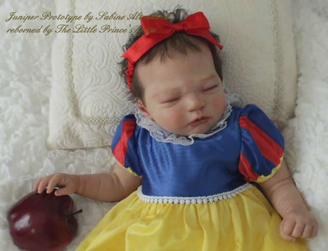 Прекрасная спящая белоснежка Прототип молда Juniper kit by Sabine Altenkirch