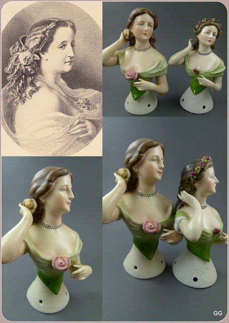 Antique half dolls. Куклы-половинки. Куклы для рукодельниц (фото 9)