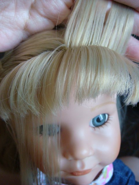 Как восстановить чёлочку куколке Gotz | Бэйбики Как восстановить чёлочку куколке Gotz