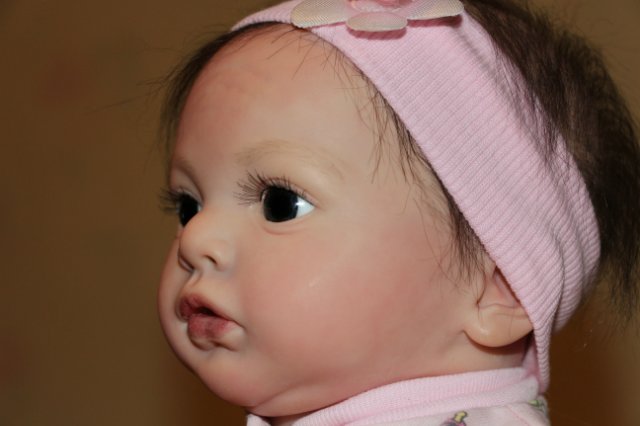 Малышка Джулия из лимитного молда Джульета от Натали Блик. Кукла реборн от Алёны Абахтимовой (фото 9)