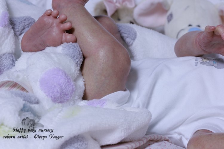 Моё предновогоднее чудо, моя Карлотта. Кукла реборн Олеси Венгер