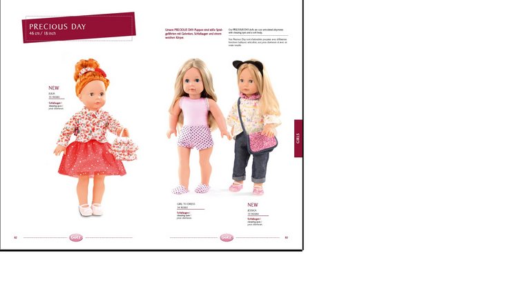 2015 Gotz Catalogue — Куклы Gotz (Готц): Ханна