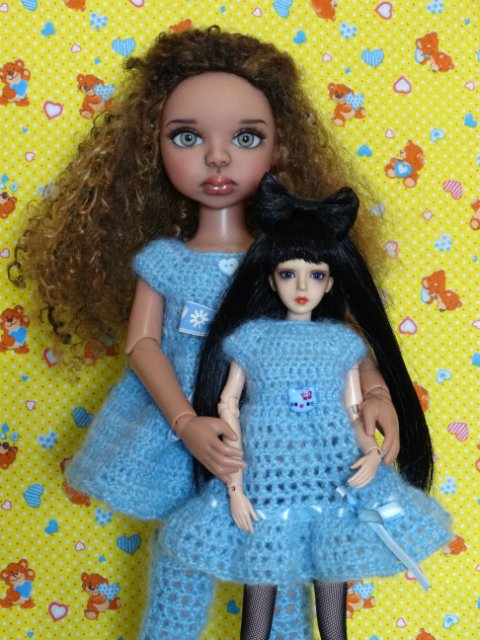 Голубое наваждение или много мохеровой пряжи