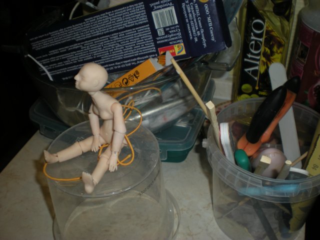 Очередная "моя первая шарнирная кукла"