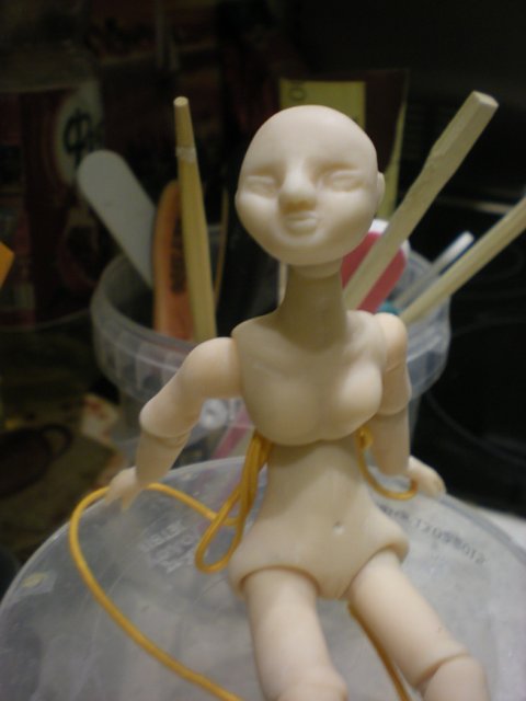 Очередная "моя первая шарнирная кукла"