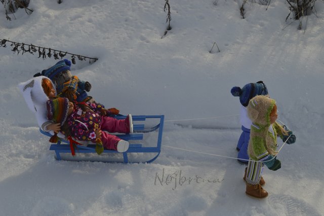 Двое в санках, не считая кота...Вихтели Rosemarie Anna Muller (фото 3)