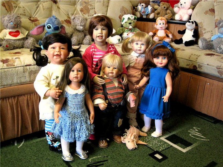 Пончик Эдер. Радость встречи. Коллекционна кукла Susi Eimer