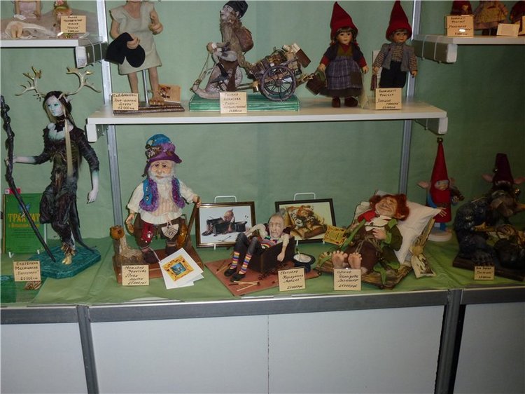 Экскурсия в страну чудес… Авторская кукла. Москва, Тишинка 2016