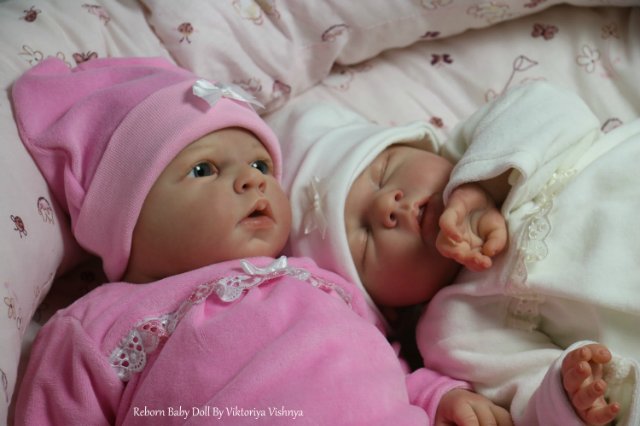 Близняшечки Ноа... Куколки реборн Виктории Вишни