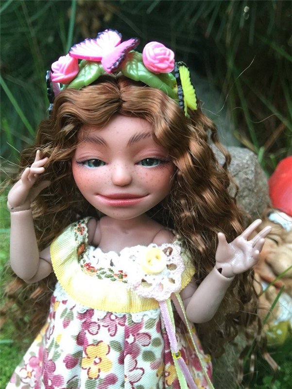 Одна кукла, а столько образов! Распаковка "Домисоль", авторская кукла Марии Пикуновой (фото 10)