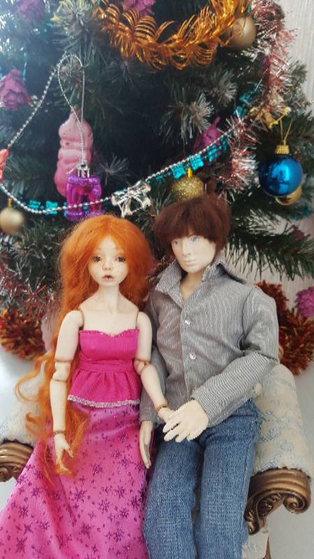 С Новым годом, друзья — Новый год и Рождество: праздничные фото кукол (фото 8)