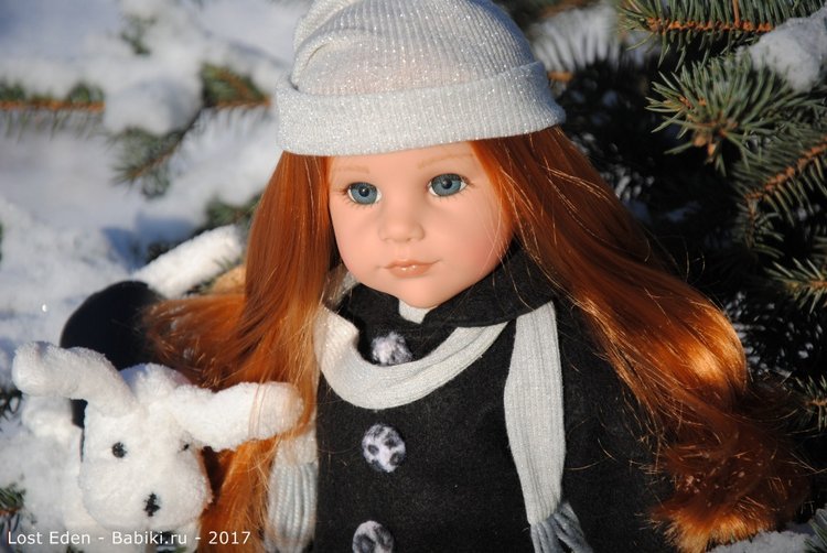 Самая красивая Рыжая. Сара с собачкой 2009 г от Gotz