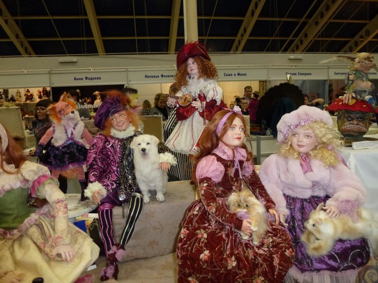 Весенний Бал Кукол на Тишинке: Куклы