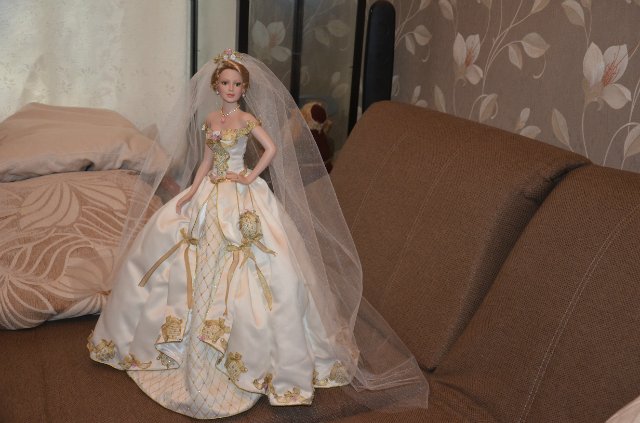 Фарфоровая кукла, невеста The Ashton-Drake Galleries (фото 9)