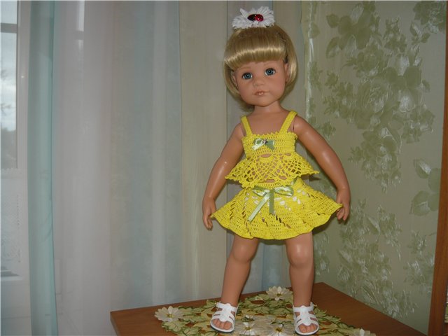 Вот и кончилось лето. Одежда для кукол Готц (фото 3)