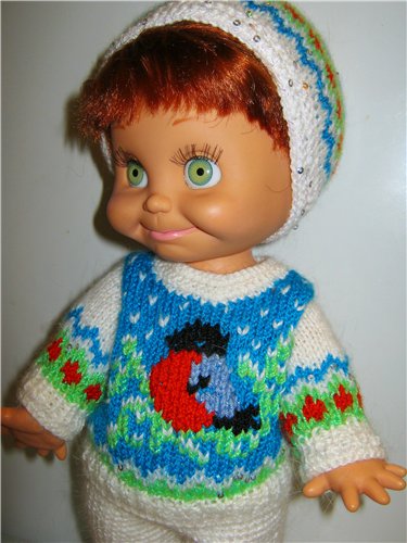 И опять снегири... Комплекты теплой одежды для фэйсинок, паолочек и кукол Готц (фото 3)