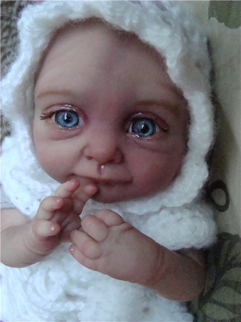 Маленькая Снежинка и помпушка Рози. Авторские куклы Кондрашовой Ирины