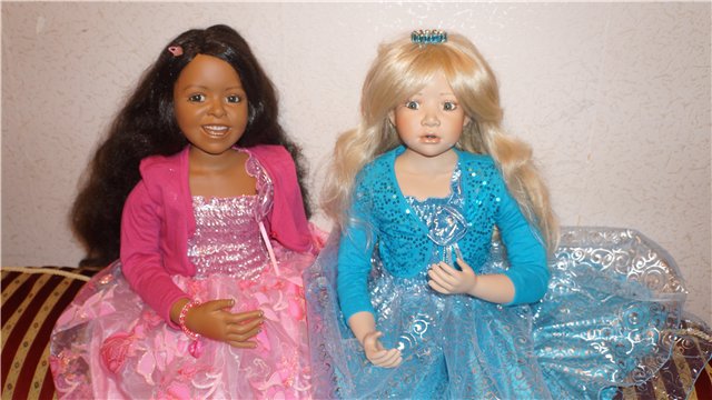 Фарфоровая кукла БИРГИТ - Лазурная Мечта от Кристин Оранж (фото 10)