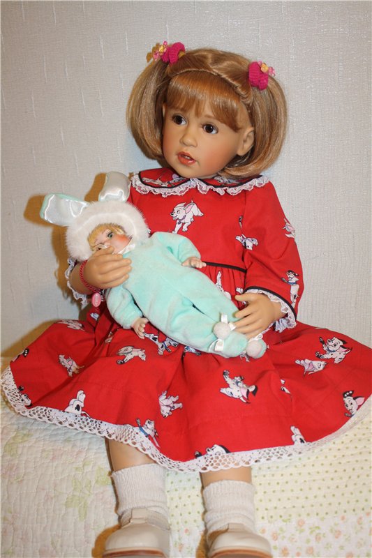 Третья часть. Моя Тува блондиночка от автора Sissel Skille, в новом наряде (фото 2)