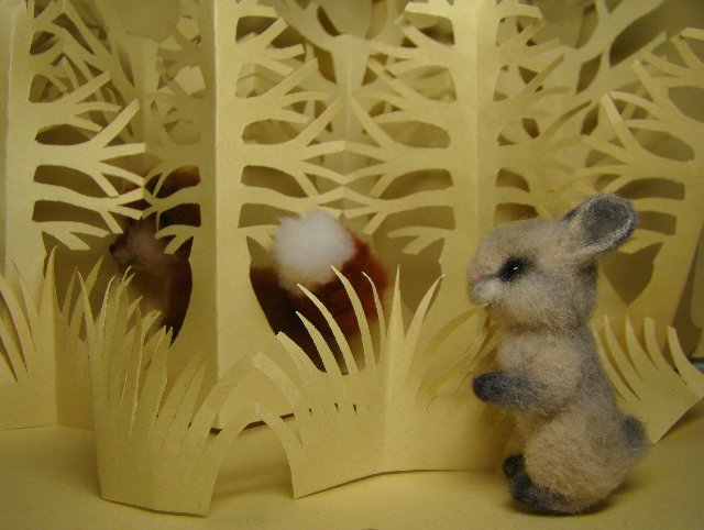 Мы играли в прятки и заблудились... Авторские игрушки валянием из шерсти Ольги Чернухо (фото 7)