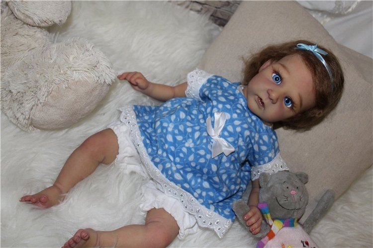 Малышка-реборн из молда Маленка (фото 4)