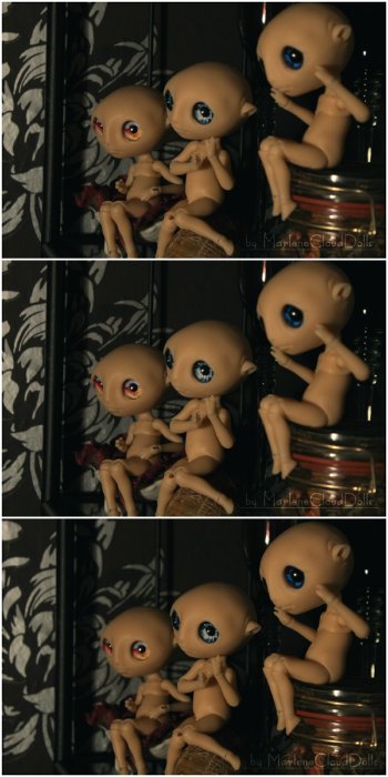 Новенькие шарнирные куклы Изгои и их глаза