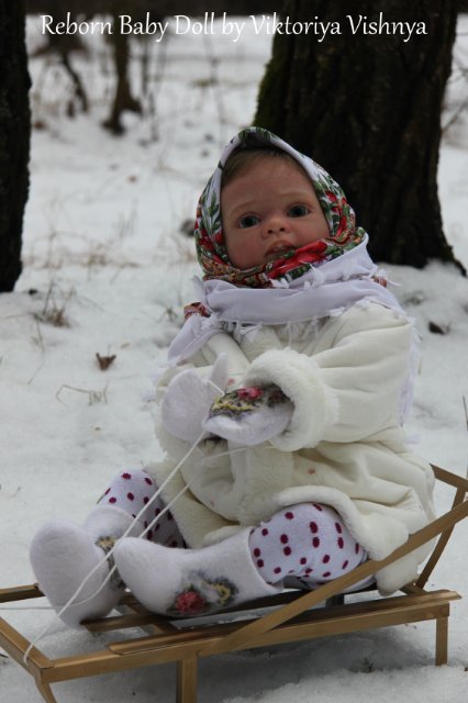 Настенька из сказки Морозко! Куколка реборн Виктории Вишни (фото 4)