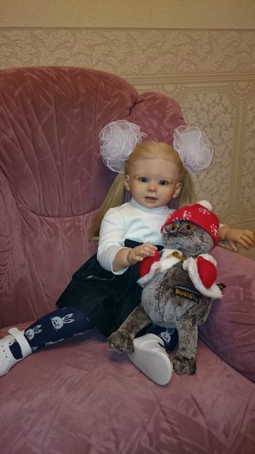 Мое солнышко - малышка Джастина из молда Бонни by Linda Murray