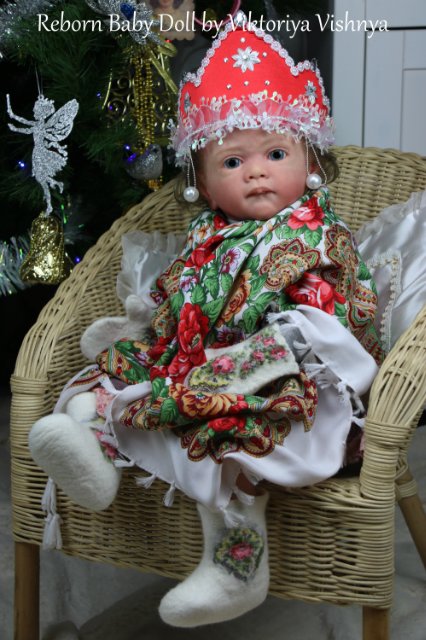 Настенька из сказки Морозко! Куколка реборн Виктории Вишни