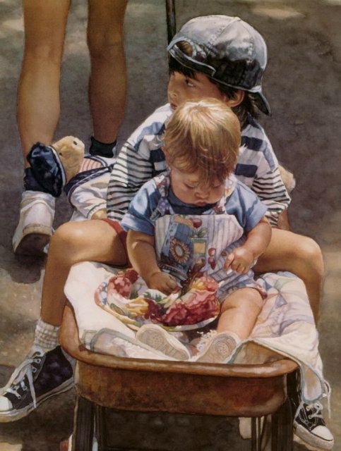 Steve Hanks - Мастер акварели. Изумительно трогательные работы известного акварелиста