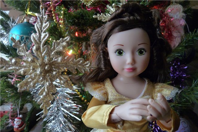И еще немного Нового года! Белль от Zapf Creation (фото 9)