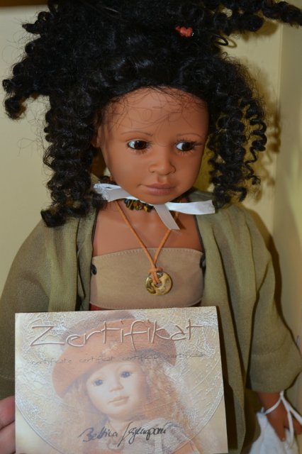 И снова она - коллекционная кукла Беттины Фергенспан (Bettina Fergenspan) для Zapf - Bindhi