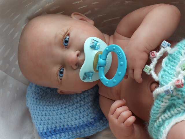 Малышка реборн Сашенька — Куклы Реборн (Reborn): работы мастеров (фото 9)